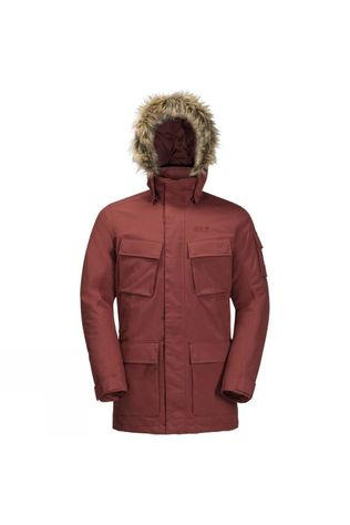 Jack Wolfskin Mens Glacier Canyon Parka Redwood