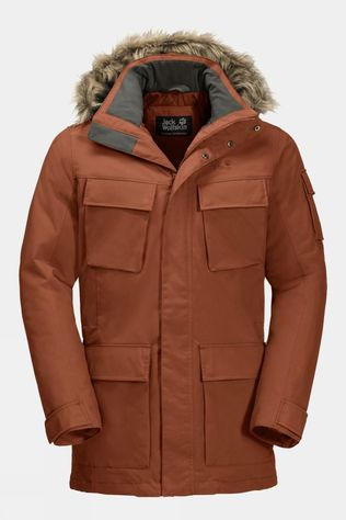 Jack Wolfskin Mens Glacier Canyon Parka Copper