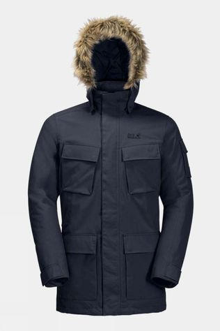 Jack Wolfskin Mens Glacier Canyon Parka Night Blue