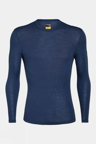 Icebreaker Mens 175 Everyday Long Sleeve Crewe Top Estate Blue