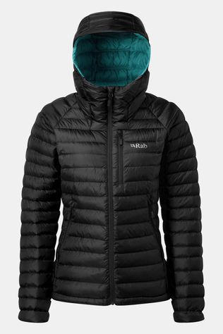 Rab Womens Microlight Alpine Jacket Black/Seaglass