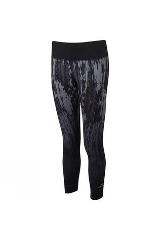 Ronhill Womens Momentum Crop Tights Grey Acrylic