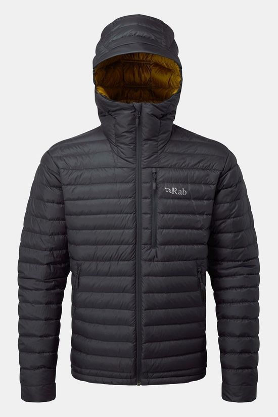 Rab Mens Microlight Alpine Jacket Beluga/Dijon