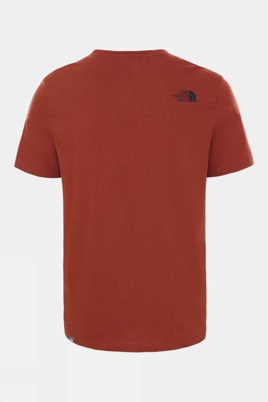 The North Face Men's Short Sleeve Easy Tee Brandy Brown