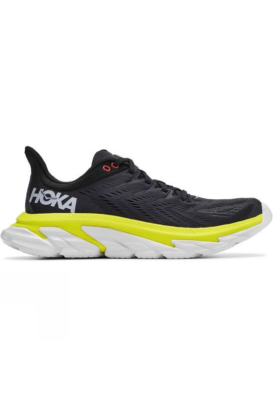 Hoka One One  Men's Clifton Edge Anthracite/Evening Primrose